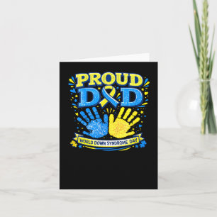 Proud Dad World Down Syndrome Awareness Day Card