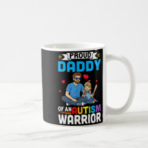 Proud Daddy Autism Awareness Warrior Support For S Coffee Mug