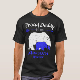 Proud Daddy Bear Apraxia Awareness T-Shirt
