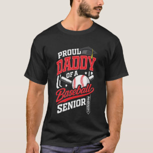 Proud Daddy of a Baseball Senior Class 2027 Gradua T-Shirt