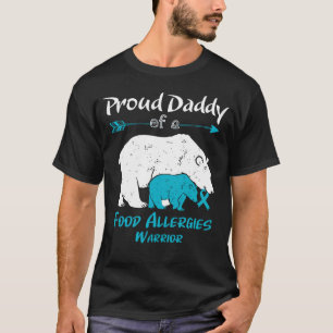 Proud Daddy Of A Food Allergies Awareness T-Shirt