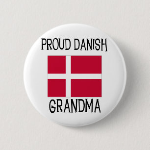 Proud Danish Grandma 6 Cm Round Badge
