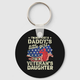 Proud Daughter Of A Veteran, Veterans Day Veterans Key Ring