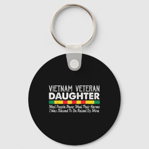Proud Daughter Of A Vietnam Veteran _1 Key Ring