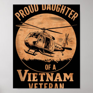 Proud Daughter Of A Vietnam Veteran Tank Top Poster