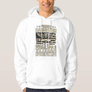 Proud Daughter of a World War II Veteran Shirt Des