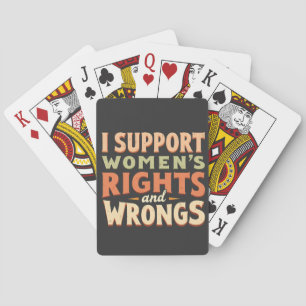 Proud Daughter of an Immigrant Mexican Deportation Playing Cards