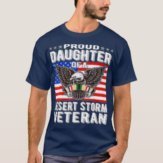 Proud Daughter Of Desert Storm Veteran Persian T-Shirt
