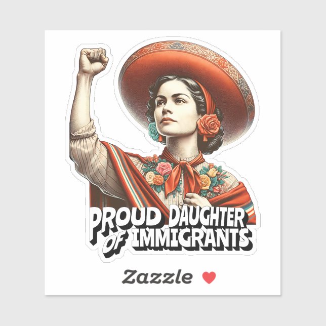 Proud Daughter of Immigrants Vintage  (Sheet)