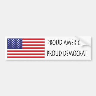 Proud Democrat Bumper Sticker