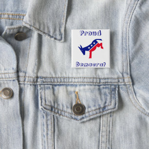 Proud Democrat Button
