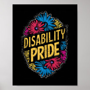 Proud Disabled Happy Disability Pride Month Equali Poster