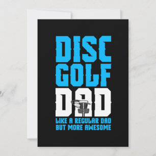 Proud Disc Golf Dad Invitation