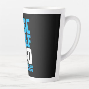 Proud Disc Golf Dad Latte Mug