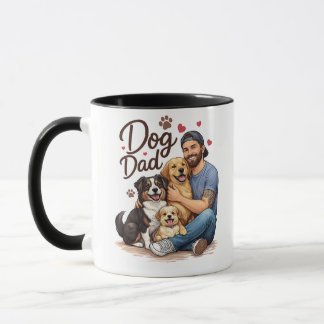 Proud Dog Dad Coffee Mug – Cute Gift for Dog Lover