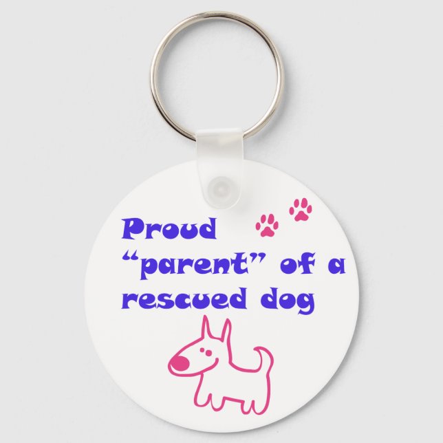 proud dog key ring (Front)