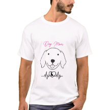 Proud Dog Mum – Minimalist Pet Owner Shirt