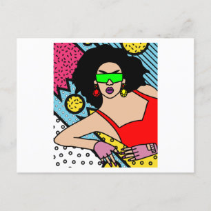 Proud Drag Queen Inspired Postcard