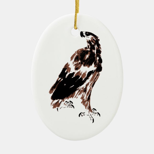 Proud Eagle Ornament (Front)