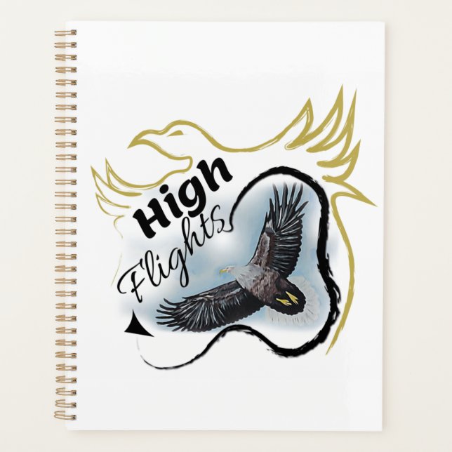 Proud eagle the sky is the limit planner (Front)