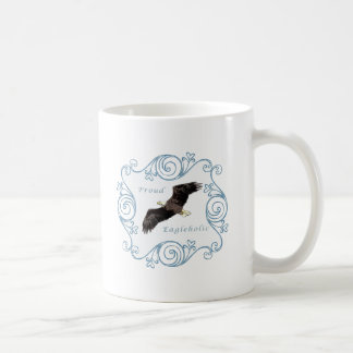 Proud Eagleholic Blue Coffee Mug