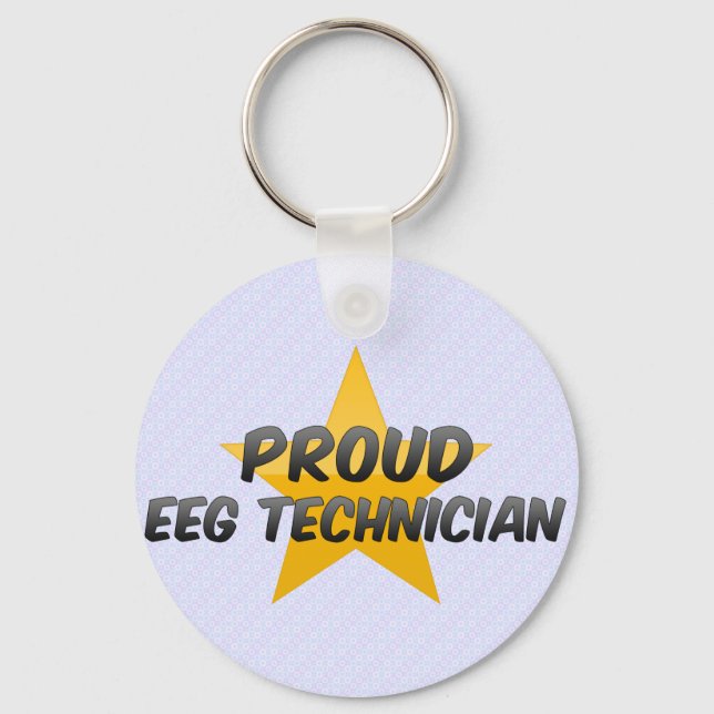 Proud Eeg Technician Key Ring (Front)