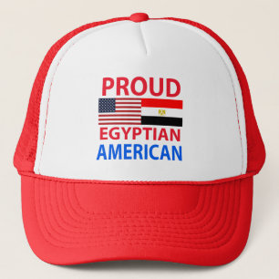 Proud Egyptian American Trucker Hat