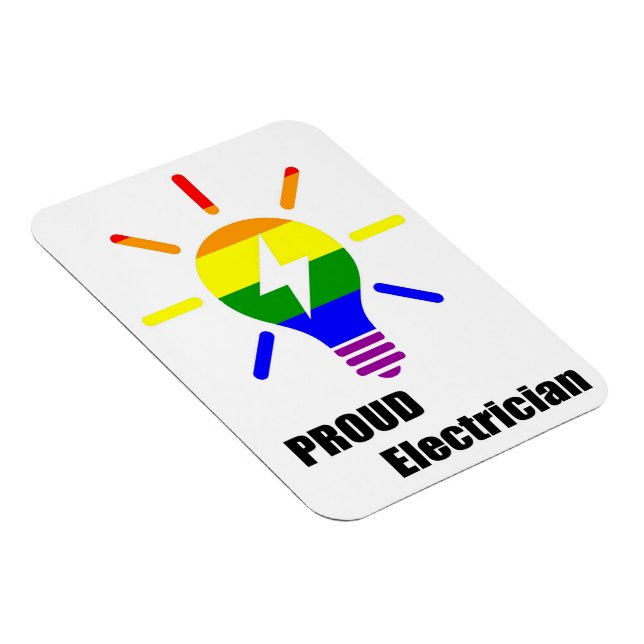 Proud Electrician Magnet (Right Side)