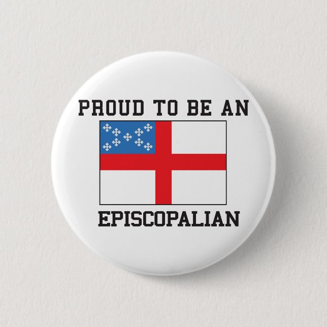 Proud Episcopalian 6 Cm Round Badge (Front)