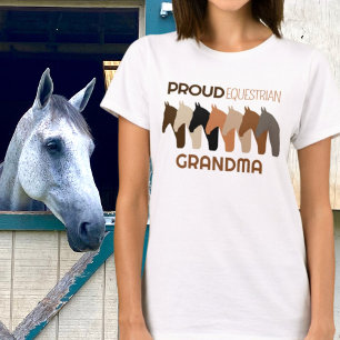 Proud Equestrian Grandma T-Shirt