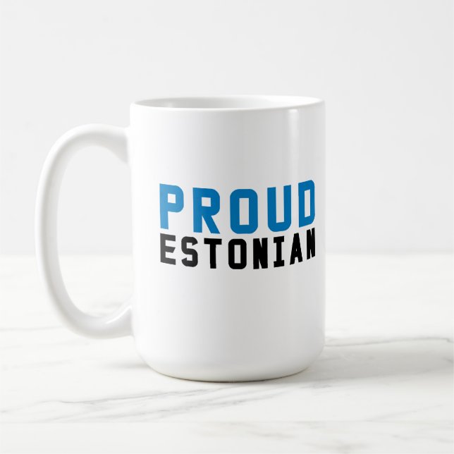 Proud Estonian Coffee Mug (Left)