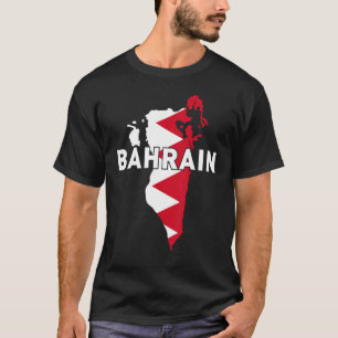 Proud Family and Patriotic Flag of Country Bahrain T-Shirt