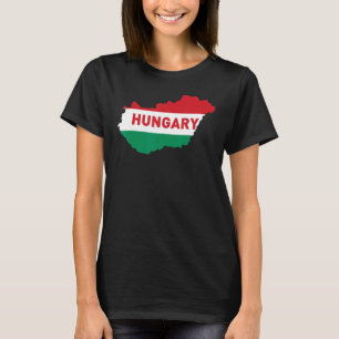 Proud Family and Patriotic Flag of Country Hungary T-Shirt