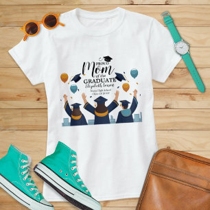 Proud Family Matching Custom Name, Year Graduation T-Shirt