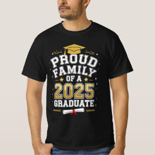 Proud Family Of A 2025 Graduate Graduation T-Shirt