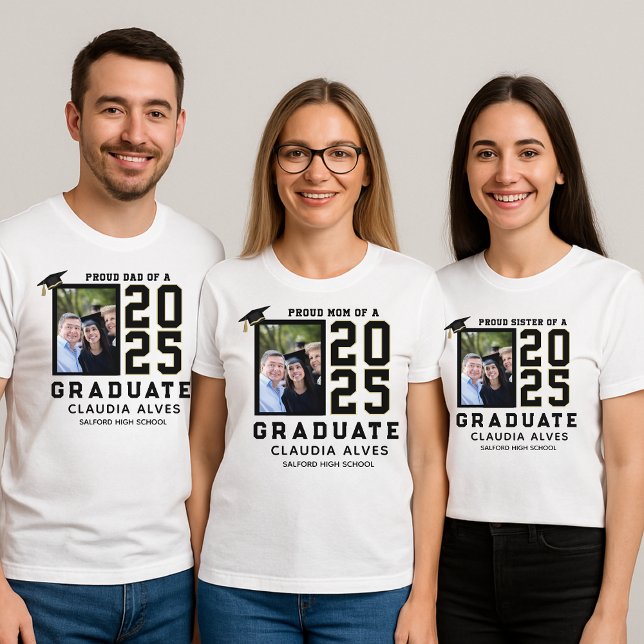 Proud Family Personalised Matching Graduation T-Shirt (Creator Uploaded)