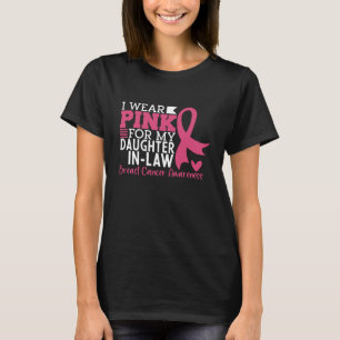 Proud Family Support Daughter-in-Law Breast Cancer T-Shirt