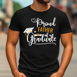 Proud Father Class of 2025 Graduate Parent T-Shirt