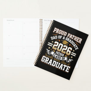 Proud Father Class of 2026 Graduate Planner