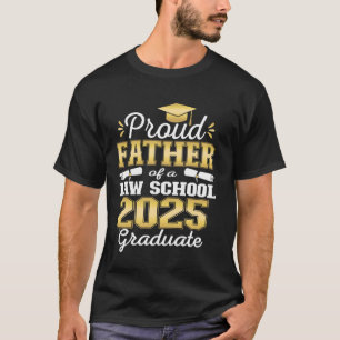 Proud Father of 2025 Class Law school Graduate Fam T-Shirt