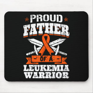 Proud Father Of A Leukaemia Warrior Dad Awareness Mouse Pad