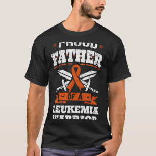 Proud Father Of A Leukaemia Warrior Dad Awareness T-Shirt