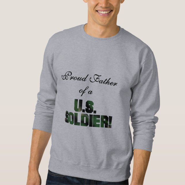 Proud Father of a US Soldier Tshirts and Gifts (Front)