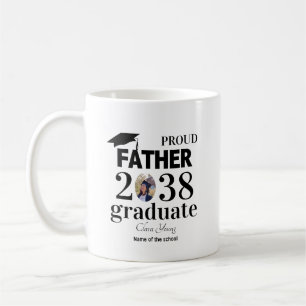 Proud Father personalized graduation Coffee Mug