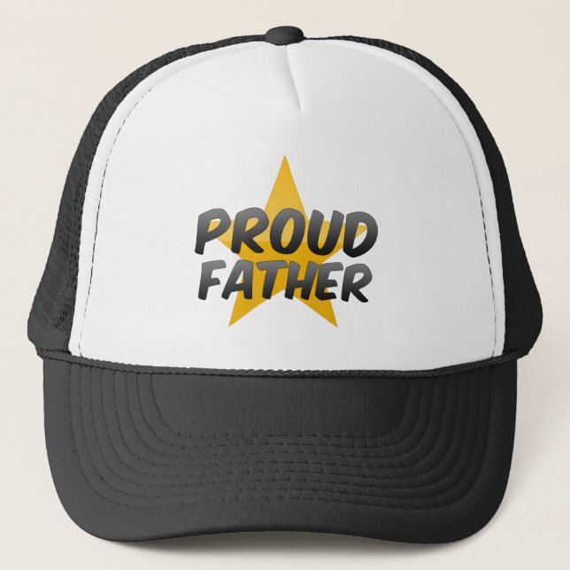 Proud Father Trucker Hat (Front)