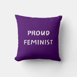 Proud feminist cushion