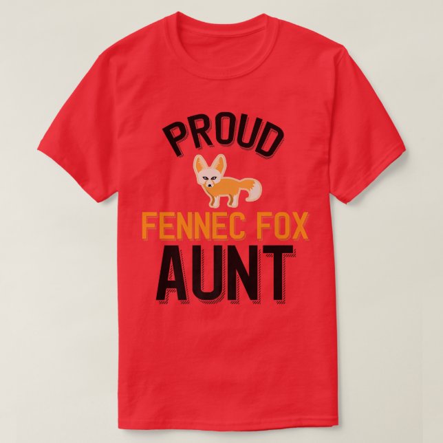 Proud Fennec Fo Aunt Premium  T-Shirt (Design Front)