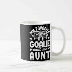 Proud Field Hockey Goalie Aunt Field Hockey Goalke Coffee Mug