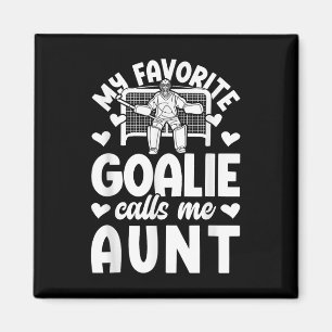 Proud Field Hockey Goalie Aunt Field Hockey Goalke Magnet