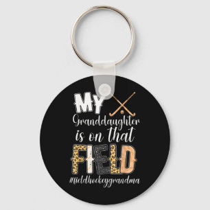 Proud Field Hockey Grandma Field Hockey Player Gra Key Ring